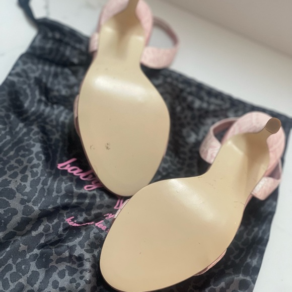 baby phat CROC OPEN TOE SLING BACK SZ 6.5 - Picture 7 of 11